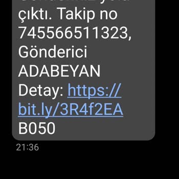 Ada Beyan Asılsız Şüpheli Mesaj
