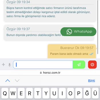 Trendyol Aft İptal Teslim Edilmeyen Kargo