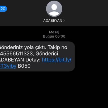 Trendyol Express Sipariş Vermediğim Halde Ada Beyan'dan Kargo Takip Mesajı Geldi