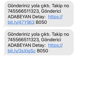 Ada Beyan İlişkisiz Sipariş Mesajı Ve Yasal Haklarım