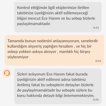 Trendyol Hesabımın Askıya Alınması