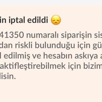 Trendyol Hesabımın Askıya Alınması