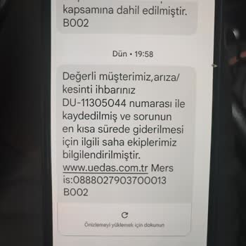 Uludağ Elektrik Arıza Görevini Yapmıyor