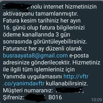 Vodafone Net Eksik Evrak Sorunu