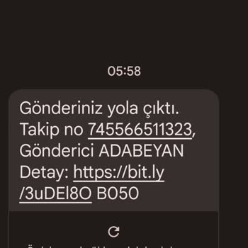 Ada Beyan Sahte SMS