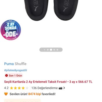 Puma Yanıltıcı Görselle Ürün Satışı!