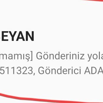 Ada Beyan Kargo Mesajı!