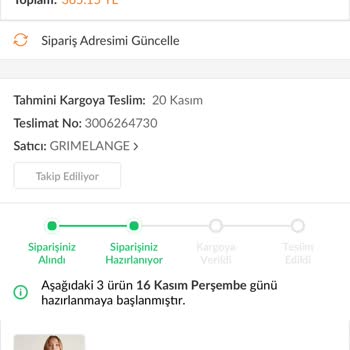 Grimelange Siparişimi Teslim Etmiyor!