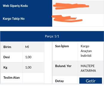 Sürat Kargo 13 Gündür Siparişim Gelmedi Aynı Yerde Bekliyor.