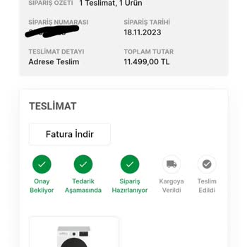 Media Markt Kurutma Makinesi Teslimat Sorunu