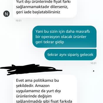 Amazon Aldatıcı Reklam, Fark İadesi Yapılmıyor