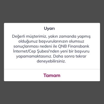QNB Finansbank Yeni Müşterilere Özel 0 Faiz Kredi Yalanı