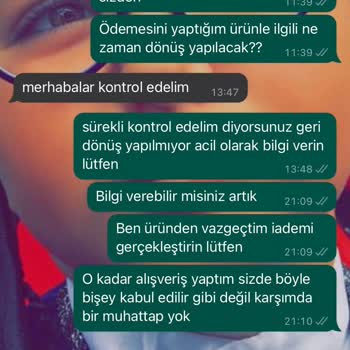B&G Sportive Eksik Gönderilen Ürün İçin Muhatap Bulamıyorum