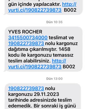 Yurtiçi Kargo'nun Hizmette Yetersizliği
