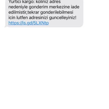 QNB Finansbank Yurtiçi Kargo Adına Asılsız Bir Mesaj Gelmesi