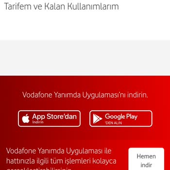 Vodafone Donem Sonu Tarife Geçişi