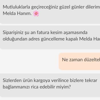 Trendyol Adres Değişikliği Sorunu