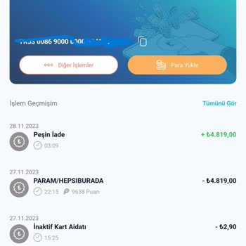 Paycell İade Gelen Paramı Kullandırtmıyor