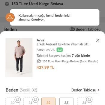Avva Hatalı Ürün Siparişi Ve Muhatap Olmayışı