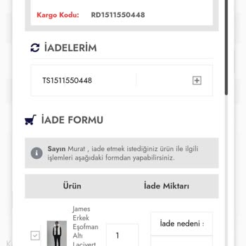 Lufian Ücret İadem Yapılmıyor.