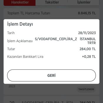 Vodafone Ziraat Hesabımdan Benden Habersiz Para Çekilmesi