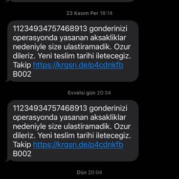 Kargomsende İle Dağıtıma Çıkan Kargo Operasyonel Sebeple Ulaşmıyor
