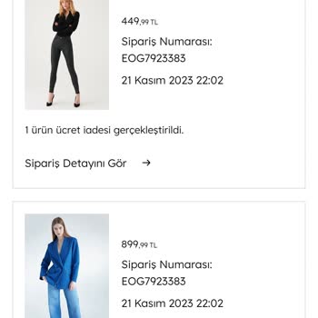 Mavi Ücret İadesini Yapmıyorlar