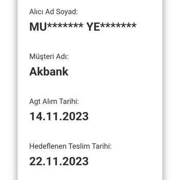 AGT Kurye (aynigunteslim.com) Kargonun Gelmemesi Ve Canlı Takipte Hep Aynı Yerde Gözüküyor
