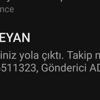 Trendyol Express Ada Beyan Dan Şüpheli Kargo Mesajı