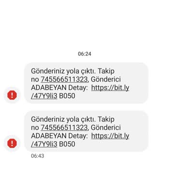 Ada Beyan SMS'i