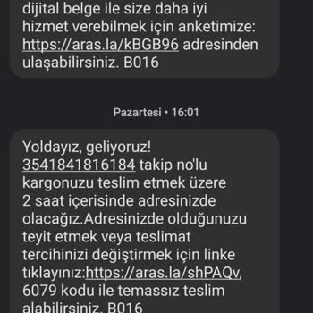 Aras Kargo Menemen Şubesinin Patavatsızlığı