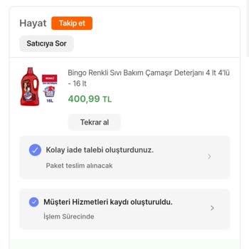 Hepsiburada Yanlış Ürün Gönderimi