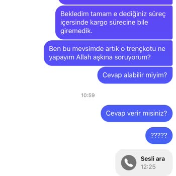Tuğçe Kolip (Tu Tu Tasarım) Ürünü Göndermiyorlar, Mesajlara Dönüş Yapmıyorlar.