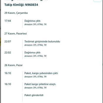 AGT Kurye Amazon Siparişim Günlerdir Dağıtımda Ve Ulaşamıyorum!