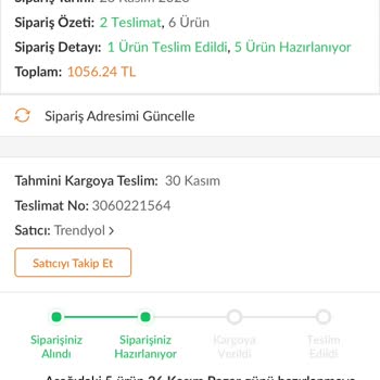 Trendyol Ürün Geciktirme, Kargoya Vermeme