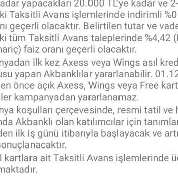 Akbank Nakit Avans Kampanyası