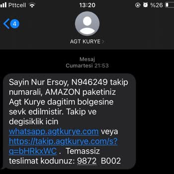 AGT Kargo Geciktirme Ve Kurye Sorunu