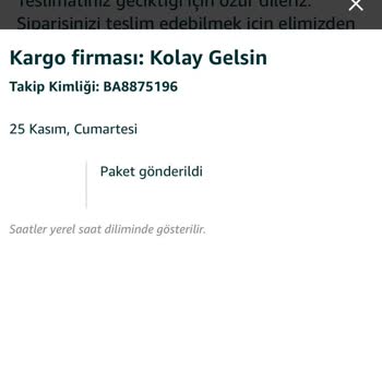 Amazon.com.tr Satın Aldığım Ürünü Göndermiyor