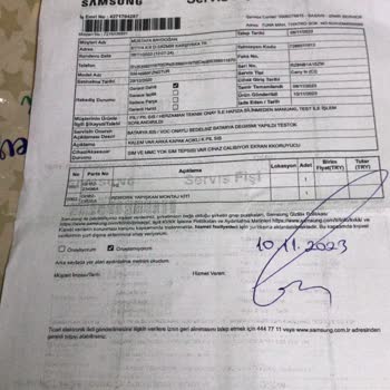 Samsung Telefon Pil Değişimi İçin Telefonumu Götürdüm Ekranı Lekeli Verildi