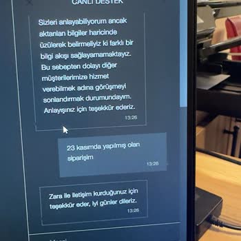 Zara Sipariş İptal Nedeni