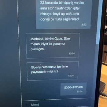 Zara Sipariş İptal Nedeni