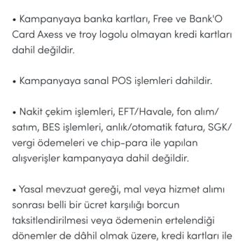 Akbank Axess Kredi Kartı Taksit Kampanyası Sonrası Peşin Ödeme İstiyor