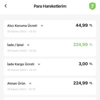 Gardrops Uygulaması Paramın İade Etmedi