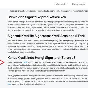 Eureko Sigorta Konut Kredisi İçin Usulsüz Konut Sigortası Yapılması