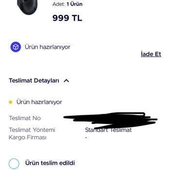 Teknosa Kargoya Verilmeyen Ürün