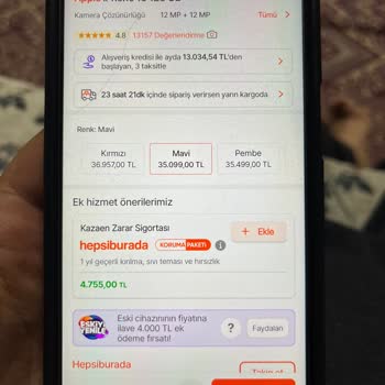 Hepsiburada Eskiyi Yenile Kampanyasından Ek Ödeme Alamadım