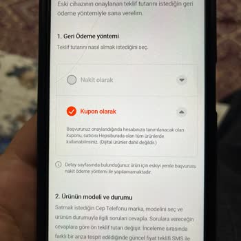 Hepsiburada Eskiyi Yenile Kampanyasından Ek Ödeme Alamadım