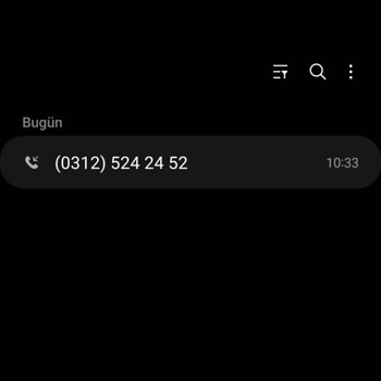 0312 524 24 52 03125242452 Şüpheli Bilinmeyen Numara
