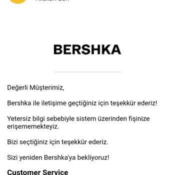 Bershka Fatura Vermekte Sorun Yaşıyor