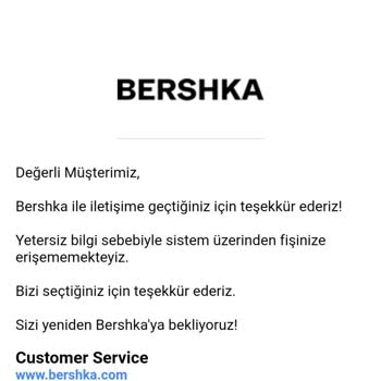 Bershka Fatura Vermekte Sorun Yaşıyor